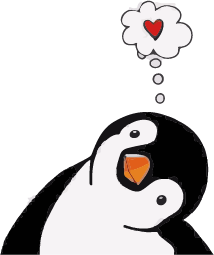 pinguin with love